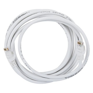 สาย LAN พร้อมหัวปลั๊ก TOSHINO CAT6 3 ม.  LAN CABLE TOSHINO DIY CAT6 3M