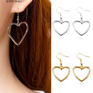 👂 ALE  ต่างหูตะขอ ลายหัวใจ น่ารัก