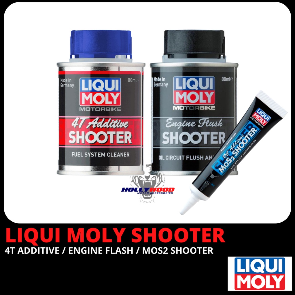 LIQUI MOLY ADDITIVES SHOOTER / FLUSH SHOOTER สําหรับ MOTORBIKES & SCOOTER 80ML