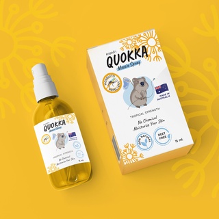 Quokka Mozzie Spray 15ml. ควอกก้า สเปรย์กันยุง ธรรมชาติ 100%