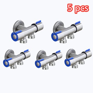 วาล์ว 2 ทางสเเตนเลส SUS 304 วาล์วเปิด-ปิดน้ำ วาล์วฝักบัว วาล์วชักโครก สินค้าในประเทศพร้อมส่งLS-006