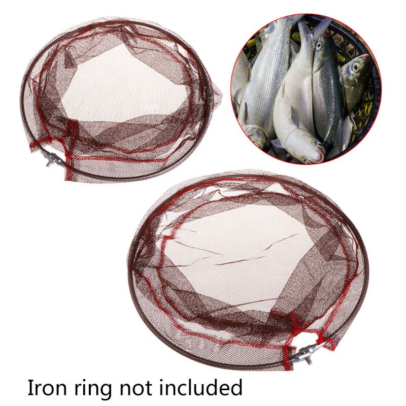 SUIT Fishing Net Mesh Bag Silicone Landing Net Density Tackle Accessories 35 40c