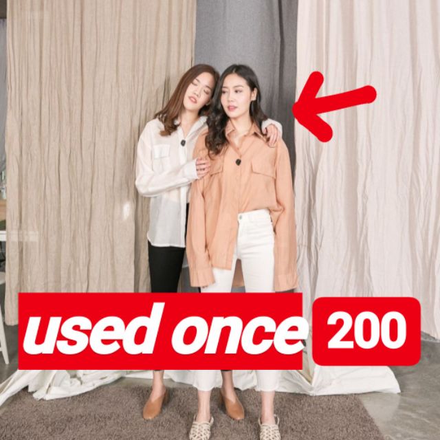 เสื้อเชิ้ต oversize  hofstore