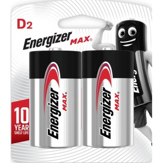 ถ่าน "D" Alkaline (E95) Energizer(USA)แท้ มีมอก. MAX กล่องมี12ก้อน(กล่องละ)