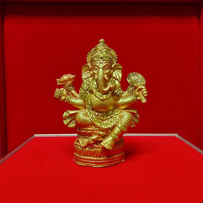 พระพิฆเนศ ปางขจัดอุปสรรค ขนาดสูง 5 นิ้ว กว้าง 3 นิ้ว ปลุกเสกแล้ว