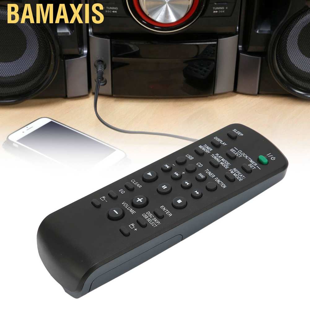 Bamaxis รีโมทควบคุมระยะไกลสีดําสําหรับ Sony Rm}Amu053 Mhc』Gtr33 Hcd』Gtr33 Mhc』Gtr55 #8