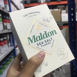 Maldon Sea Salt Flakes เกลือทะเลมัลดอน เกลืออังกฤษ สำหรับสเต็ก สลัด พาสต้า 250g