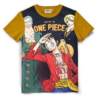 Dextreme เสื้อยืดวันพีซ (DOP-1037) ลาย ลูฟี่,โซโล,ซันจิ Luffy, Zoro, Sanji