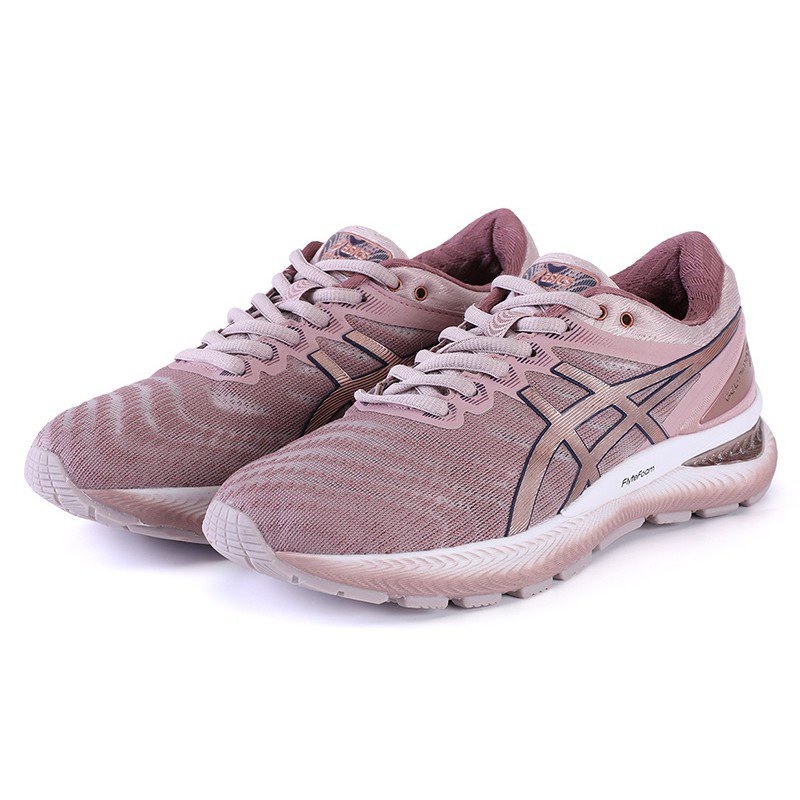 rose gold asics trainers