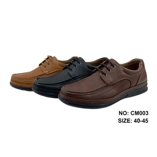 GS003 รองเท้าลำลองผู้ชาย ดีไซน์ผูกเชือก เย็บพื้นรองเท้า พร้อมส่ง