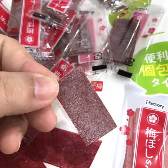 บ๊วยแผ่นญี่ปุ่น Ifactory Umeboshi ดังมาก อร่อยมาก ขนาด 14g, 40g - รูปที่ 2