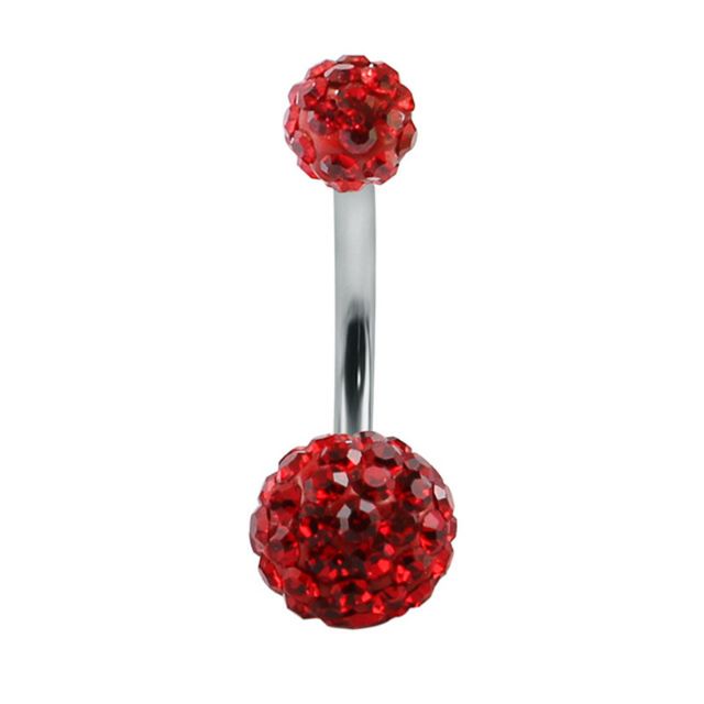 BELFIMOCZ จิวสะดือ  ก้าน 1.6 เพชรCZ 5/8 mm. ราคา 1ชิ้น - รูปที่ 4