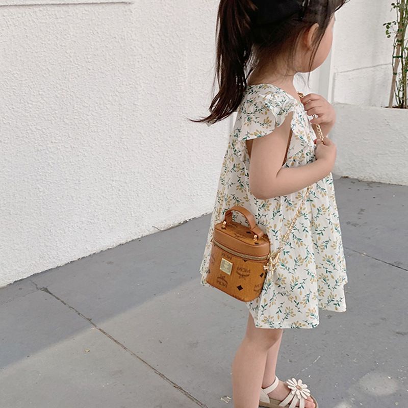 FT14 กระเป๋าสะพายหนังเด็ก คอข้าง กระเป๋าสตางค์ผู้หญิง อินเทรนด์ หนังมัลติฟังก์ชั่น หนังคุณภาพสูง นกเ