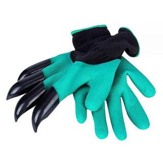 ถุงมือพรวนดิน CG-01 RUBBER CG-01 GREEN GARDEN GLOVE