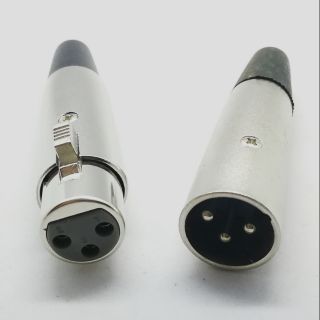 หัว XLR ผู้ เมีย สำหรับทำสายสัญญาณ