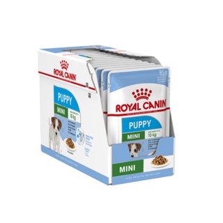 (12 ซอง)Royal Canin Mini Puppy 85 g สำหรับลูกสุนัข พันธุ์เล็ก