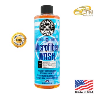 Chemical Guys Microfiber Wash Cleaning Detergent Concentrate (16 oz) (ของแท้)