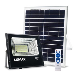 [พร้อมส่ง] HomeDoDee สปอตไลท์ SOLAR LUMAX 58-00235 60 วัตต์ DAYLIGHT สีดำ ไฟ Solar Cell โซลาเซลล์