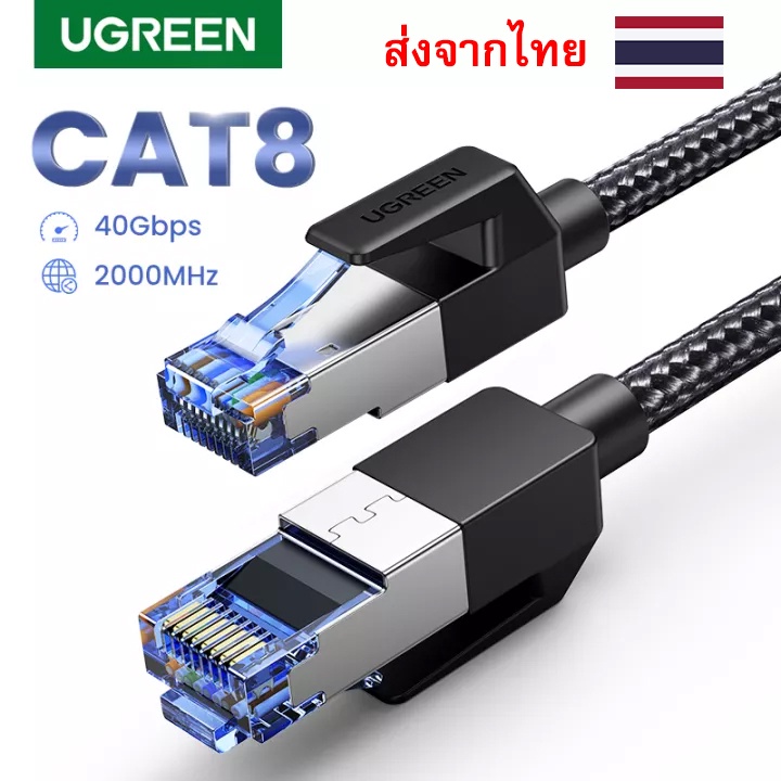 UGREEN Ethernet Cable CAT8 1/2/3/5 Meters 40Gbps 2000MHz CAT 8 ...