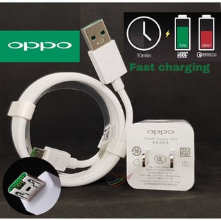 🔥【พร้อมส่ง】🔥OPPO VOOC ชุดชาร์จ สายชาร์จชาร์จเร็ว  รองรับรุ่นF9 F5 r15 r11 r11s r9s r9 r11plus oppor17 findx r9plus r7s