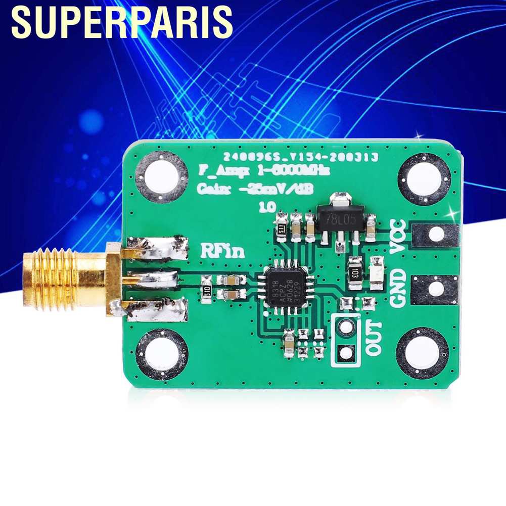 Superparis Ad8318 1 8000 Mhz Rf Logarithmic อุปกรณ์เสริมบอร์ดโมดูลตรวจ ...