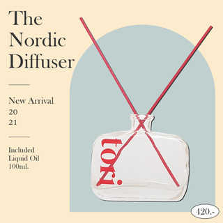 TORIAROMA | THE NORDIC ❤️💋 Diffuser Set ก้านหอมอโรมา ขวดสุดชิค เรียบหรูมีสไตล์ วางตรงไหนก็หอมสุดปัง 🔥