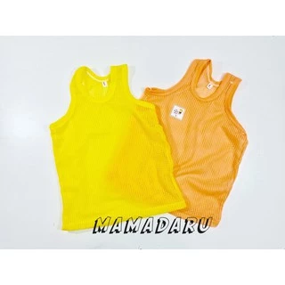 เสื้อกล้ามรู & แขนกุดรู เสื้อกล้ามเด็ก เซ็ต 6 ตัว(S/M/L/XL) เซ็ต 4 ตัว(1/2/3) (KD28)