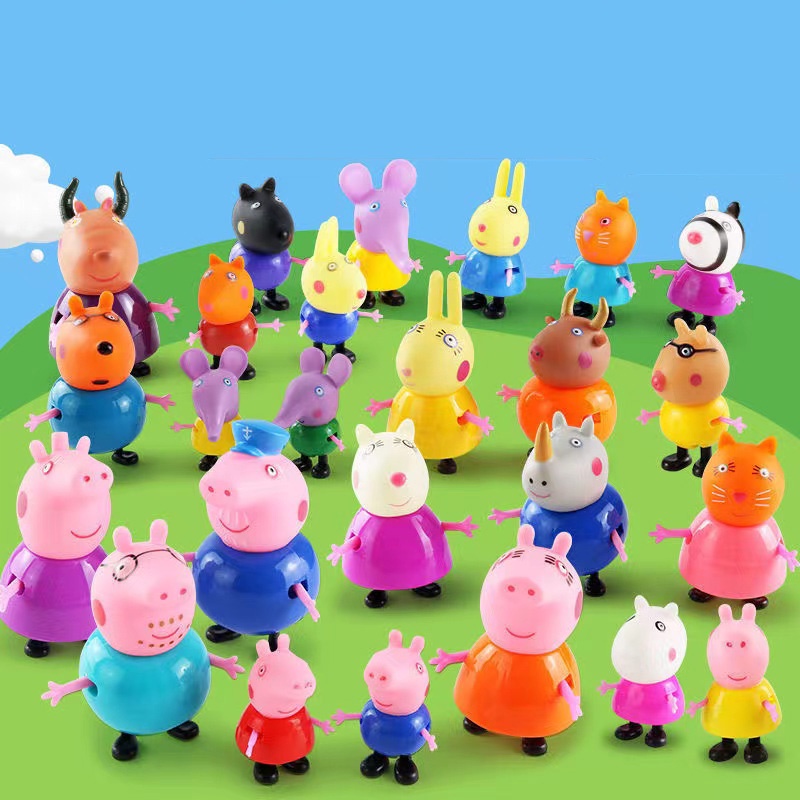 ของเล่นบ้านหมู George Peppa เพื่อการเรียนรู้ สําหรับเด็ก