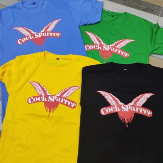 เสื้อยืด พิมพ์ลายโลโก้ Cock SPARRER