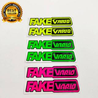 สติกเกอร์ตัด ลาย FAKE VARIO fakevario thailand Contents คุณภาพดีที่สุด 2 ชิ้น