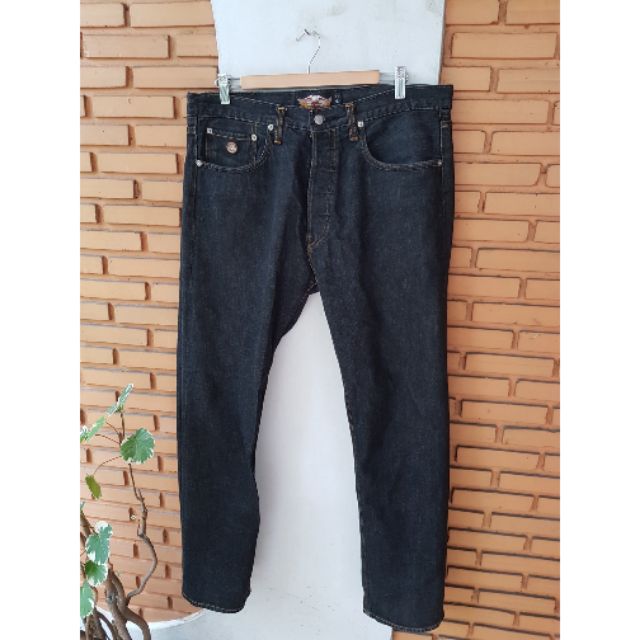 กางเกงยีนส์ Harley Davidson สีดำ