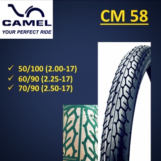 ยางนอก CAMEL ลายแม็กซิ่ง CM58 ราคามีทั้งรับยางใน และ ไม่รับยางใน