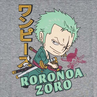 เสื้อยืดผ้าฝ้ายพิมพ์ลายแฟชั่นRduF Dextreme เสื้อยืดวันพีซ ลาย SD ZORO 2  สีสด   in   เท่านั้น