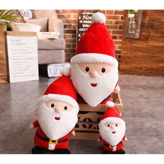 Santa Doll Christmas Doll ตุ๊กตา ซานต้า ขนนุ่มนิ่ม น่ารัก ของขวัญ วันคริสต์มาส ซานตาคลอส ซานต้า