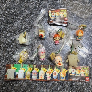 RARE Bandai Kintaro Gashapon Action Figure Strap Holder 8 pcs / Set Japan Imported