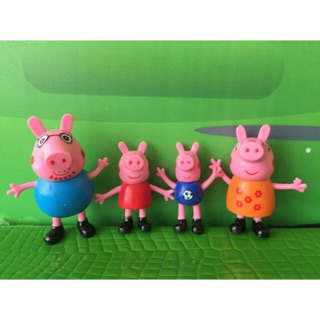 Play with You โมเดล Peppa Pig พ่อแม่ลูก (1 ชุด มี 4 ตัว) น่ารักมากค่ะ