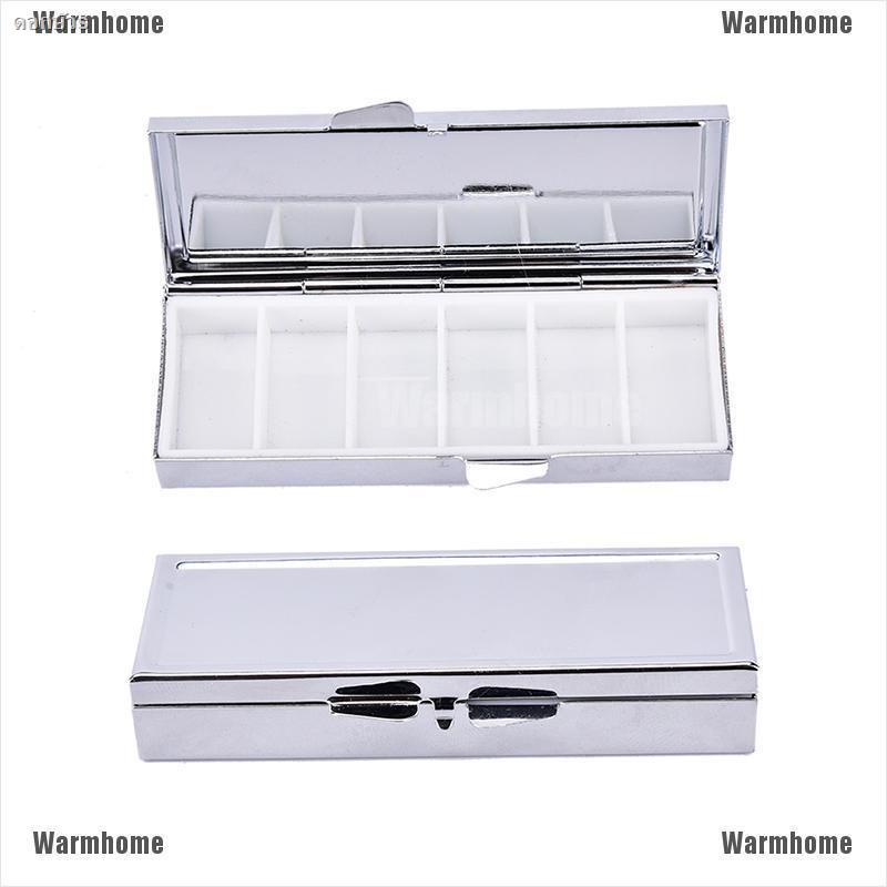 Brandedphready Stock 1pc Travel Metal Pill Box Medicine Drug Vitamin