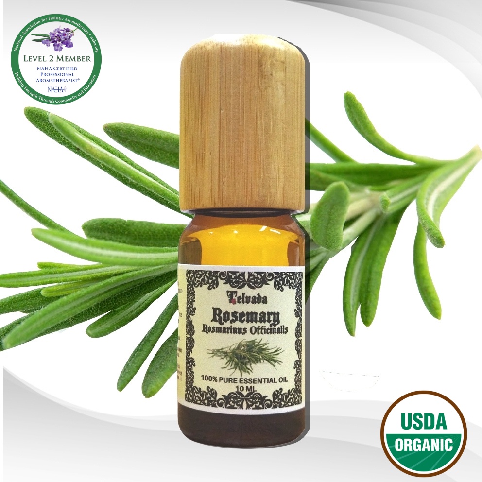 Rosemary USDA Organic Essential Oil น้ำมันหอมระเหย โรสแมรี่ ออร์แกนิค