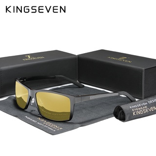 Kingseven 2022 แว่นตากันแดด แมกนีเซียม โพลาไรซ์ กระจกขับรถ อลูมิเนียม UV400 Oculos สําหรับผู้ชาย ผู้หญิง