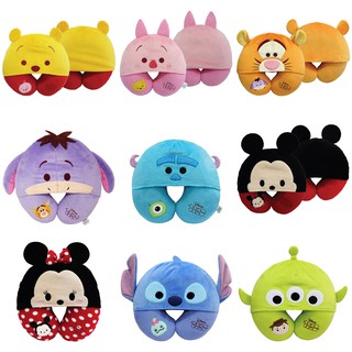 หมอนรองคอมีหมวก Disney ซูมๆ Tsum [แท้]