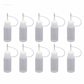 REDD  10Pcs 10ml Epoxy Resin Mold Small Gap Coloring Bottle Handle Resin Colorant Detail Craft Tool