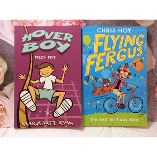 Flying fergus , Hover boy หนังสือวรรณกรรมปกอ่อนมือสอง-da3