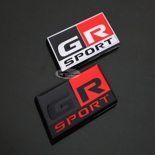 ป้ายโลโก้ โลหะ GR SPORT พร้อมกาวติดด้านหลัง