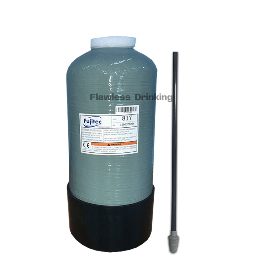 ถังกรองไฟเบอร์ ถังกรองน้ำ  FRP 8X17( 2.5 นิ้ว) Gray FUJITEC1