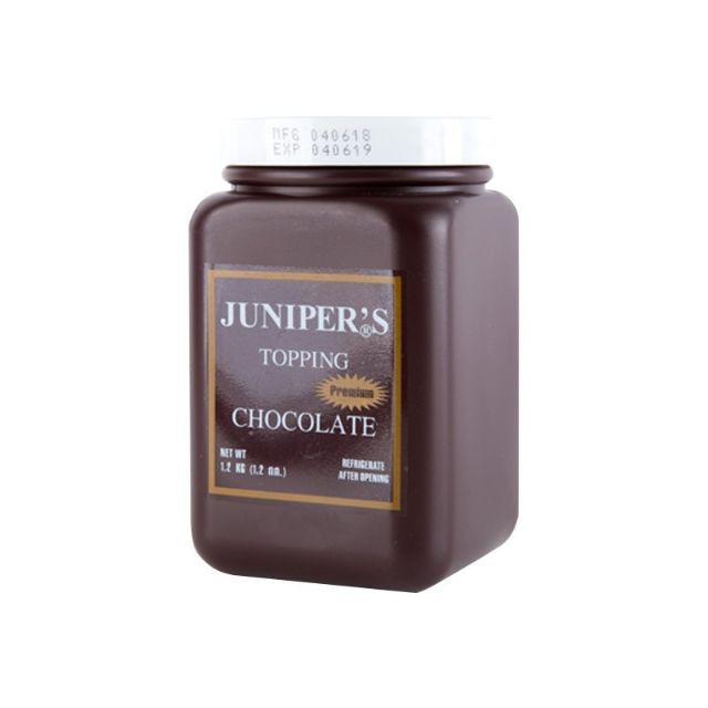 JUNIPER CHOCOLATE TOPPING จูนิเปอร์ ทอปปิ้ง รสช็อกโกแลต ขนาด 1.2กิโลกรัม 1.2kg