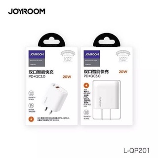 หัวชาร์จ20wJoyroomL-QP201PD+QCของแท้100%