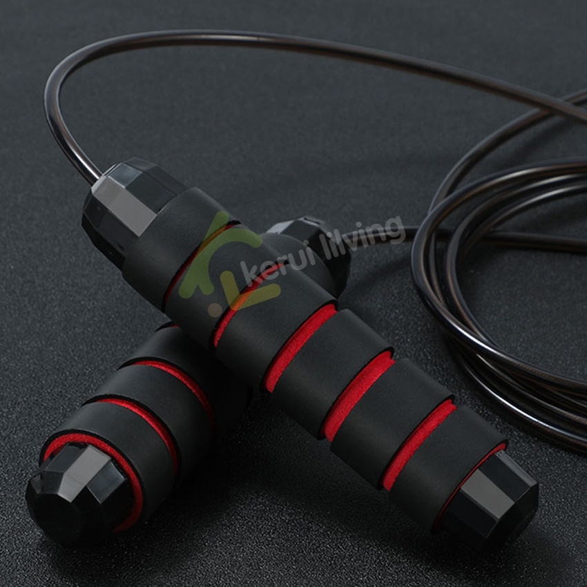 เชือกกระโดด Rope Skipping เชือกออกกำลังกาย ลดน้ำหนัก กระชับหุ่น เชือกกระโดดง่ายไม่สะดุด อุปกรณ์ฝึกซ้อมออกกำลังกายที่บ้าน - รูปที่ 6