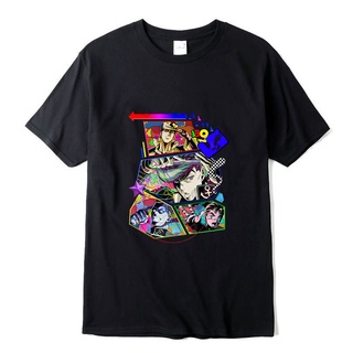 เสื้อยืดแขนสั้น ผ้าฝ้าย พิมพ์ลายการ์ตูน Jojo Bizarre Adventure สไตล์ฮิปฮอป สําหรับผู้ชาย O65YT NGF32T65E664800สามารถปรับ