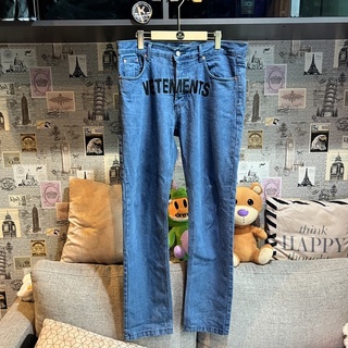 Vetements Blue / Black Jeans ยีนส์ กางเกงยีนส์ สีน้ำเงิน สีดำ