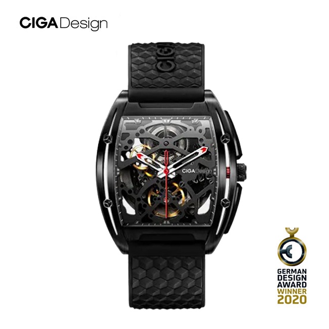 (ประกัน 1 ปี) CIGA Design Z Series DLC Automatic Mechanical Watch - นาฬิกาออโตเมติกซิก้า ดีไซน์ รุ่น Z Series DLC
